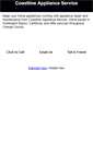 Mobile Screenshot of coastlineappliance.net